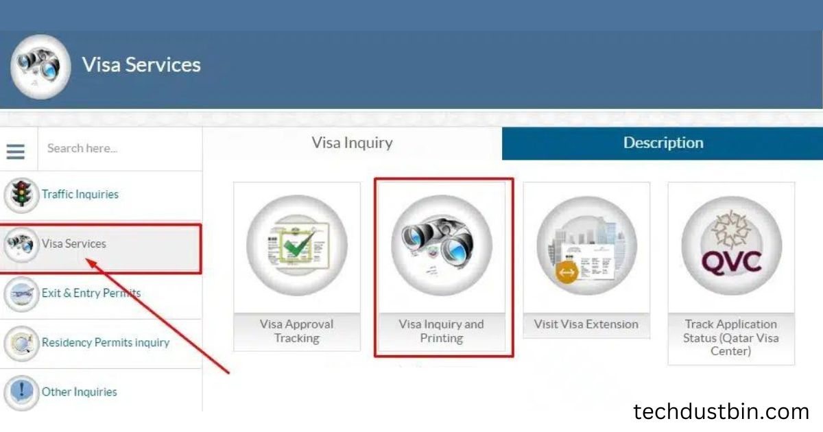 অনলাইনে কাতার ভিসা চেক 